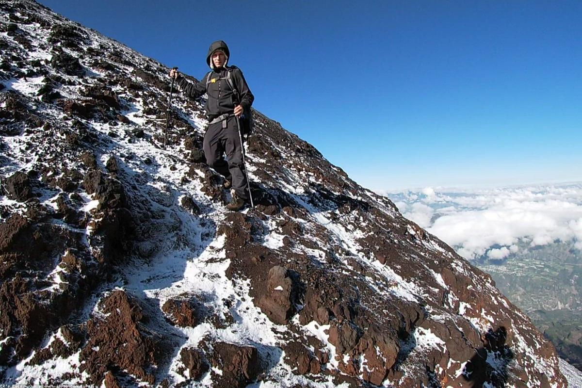 Volcán Sangay desde Macas